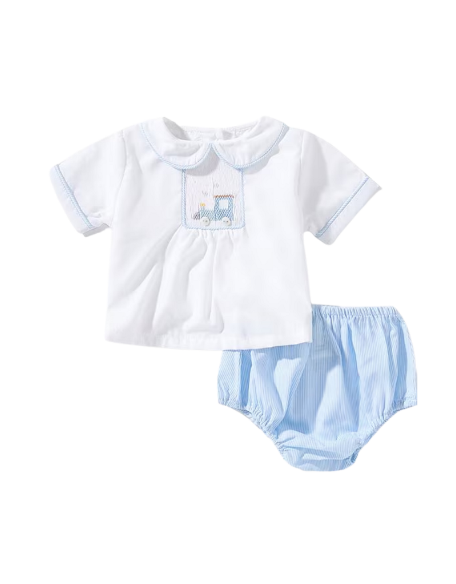 Petit Ami Train Diaper Set