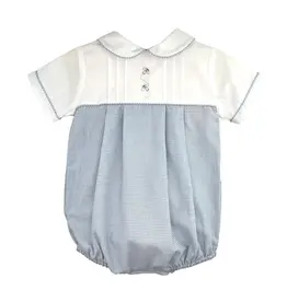 Petit Ami Blue Houndstooth Bubble, Airplanes