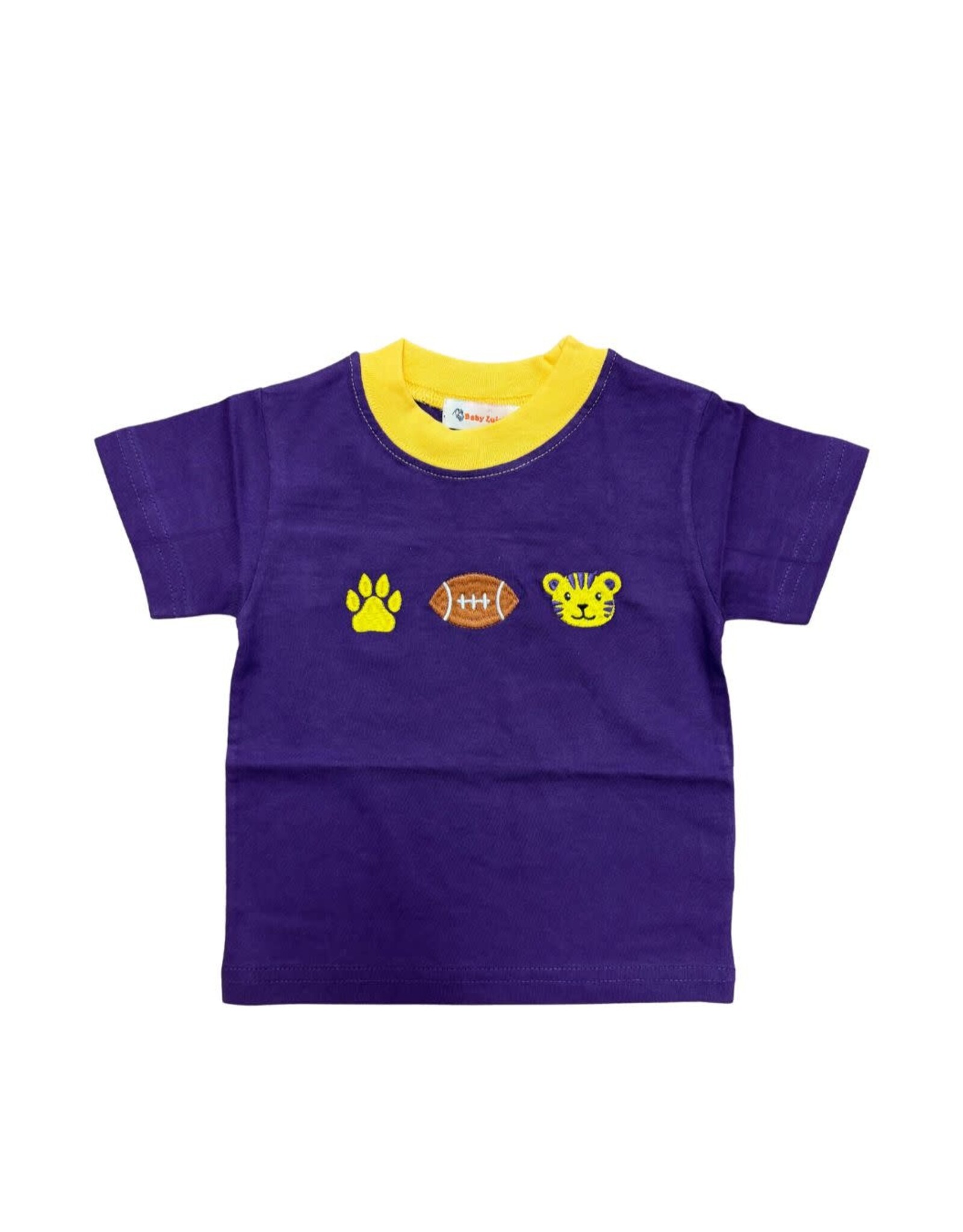 Luigi Purple Tshirt, Paw, Football, Tiger