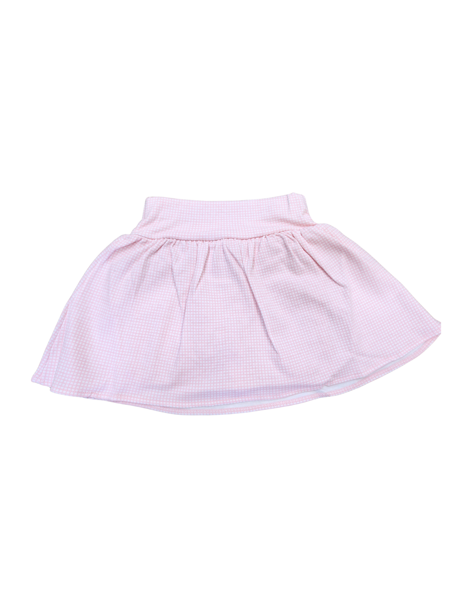 Luigi Light Pink Gingham Skort