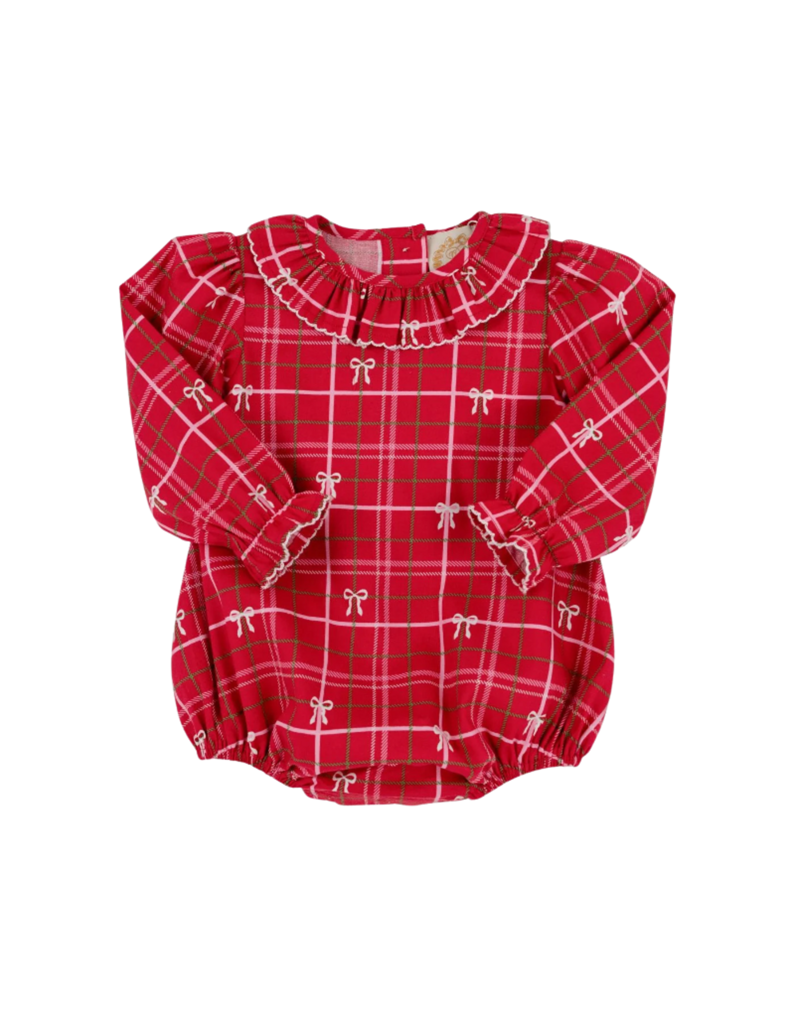 The Beaufort Bonnet Company LS Ramona Ruffle Bubble, Torrington Tartan