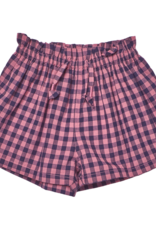 Pink Chicken Theodore Short - Pink Blue Check