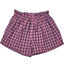 Pink Chicken Theodore Short - Pink Blue Check