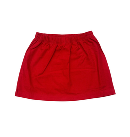 Luigi Deep Red Corduroy Skirt