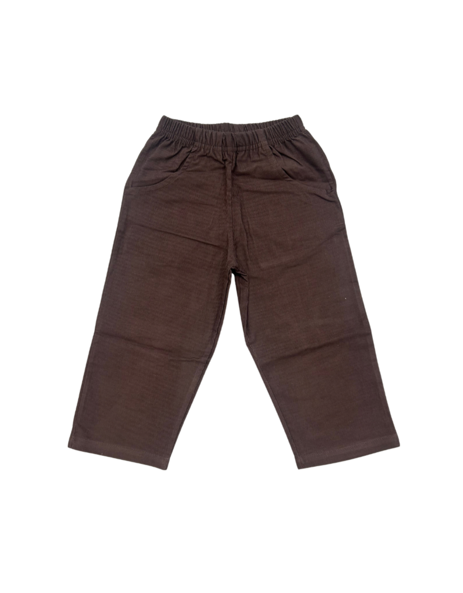 Luigi Chocolate Cordouroy Pants w/ Pockets