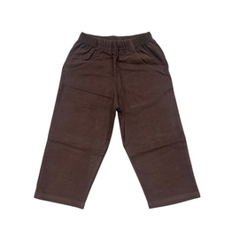 Luigi Chocolate Cordouroy Pants w/ Pockets