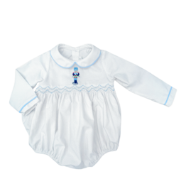 Percy & Tyne Duncan Nutcracker Bubble, Blue Bitty Dot Cord