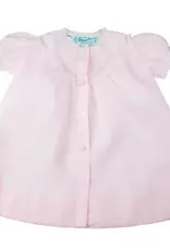 Feltman Brothers Pink Embroidered Lacy Yoke Daygown NB