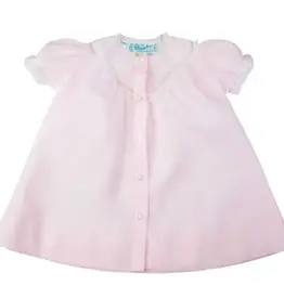 Feltman Brothers Pink Embroidered Lacy Yoke Daygown NB