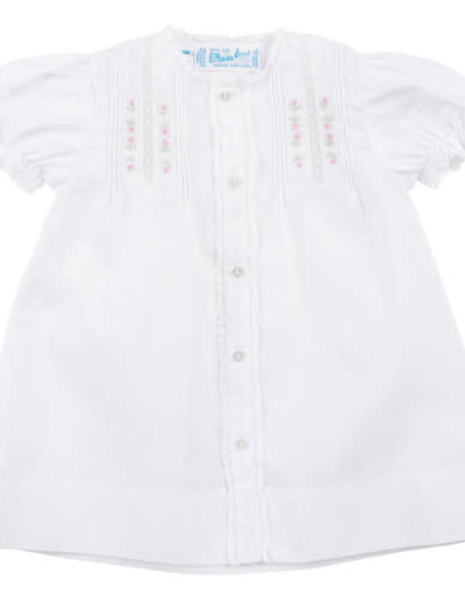 Feltman Brothers Girls Floral Rosebud Lace Daygown NB