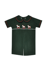 Remember Nguyen William Romper, Green Christmas Horse