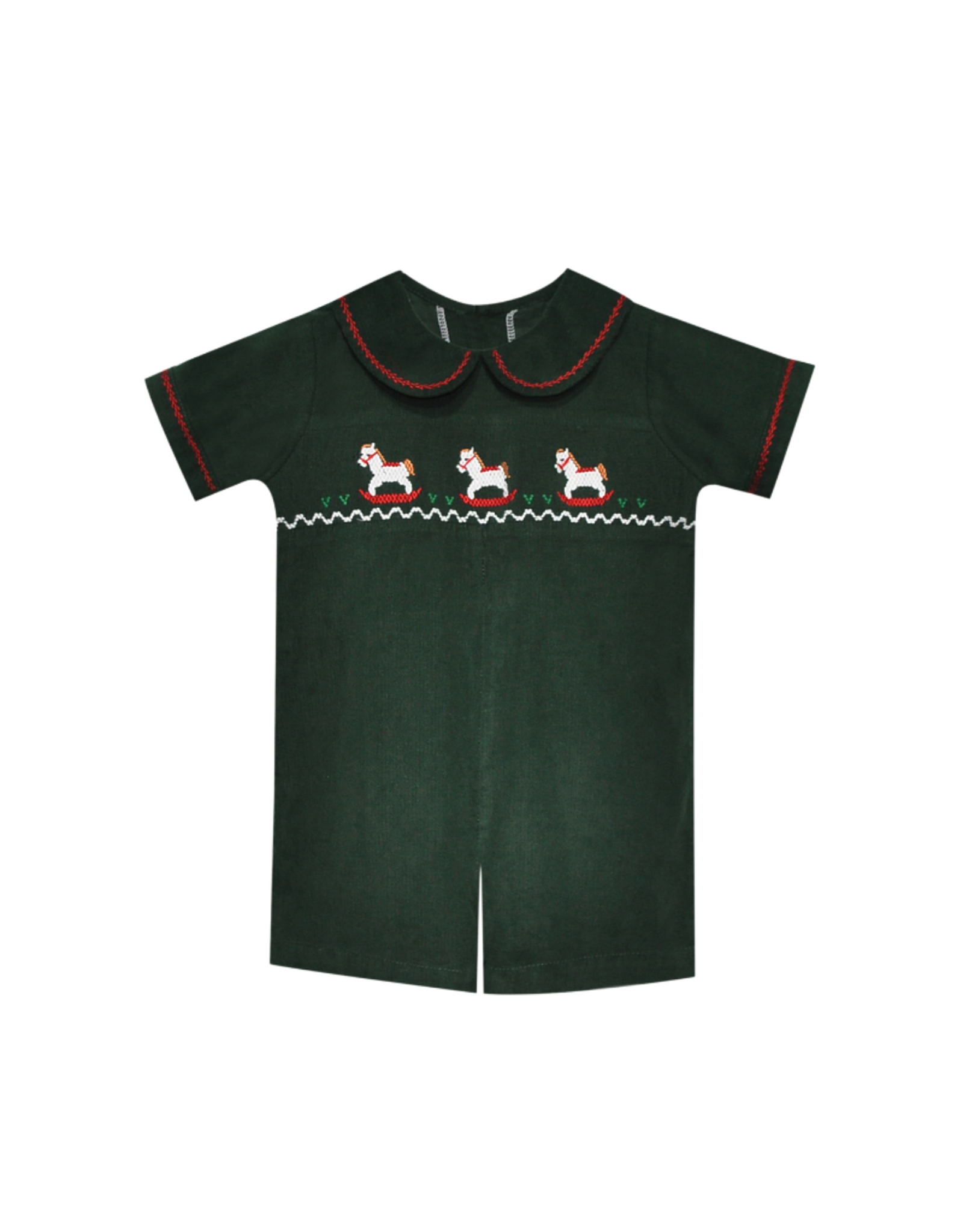 Remember Nguyen William Romper, Green Christmas Horse