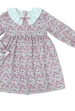 Love George Pink Floral Corduroy Dress
