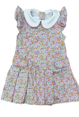 Love George Fall Floral Tennis Dress Peter Pan Collar