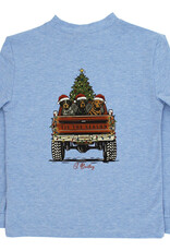 The Bailey Boys LS Logo Tee, Christmas Pups