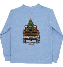 The Bailey Boys LS Logo Tee, Christmas Pups