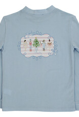 The Bailey Boys LS Logo Tee, Nutcracker on Bayberry