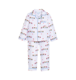 Little English Classic Pajama Set, Holiday Trains
