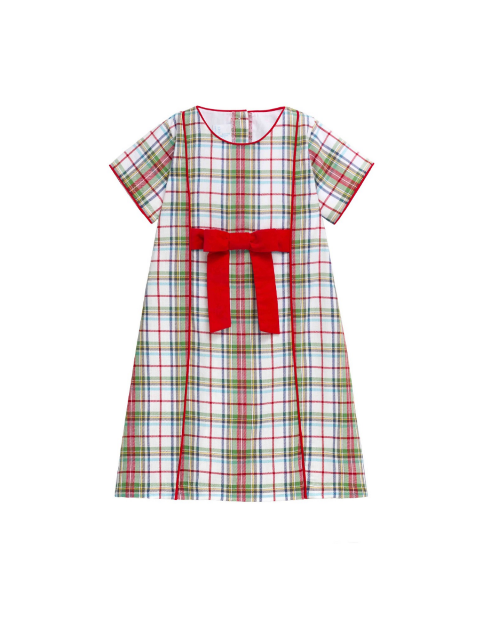 Little English Cora Dress, Douglas Plaid