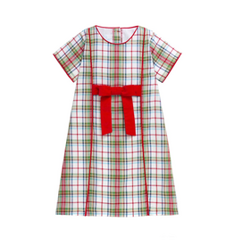 Little English Cora Dress, Douglas Plaid