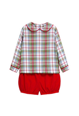 Little English Nottingham Short Set, Douglas Plaid