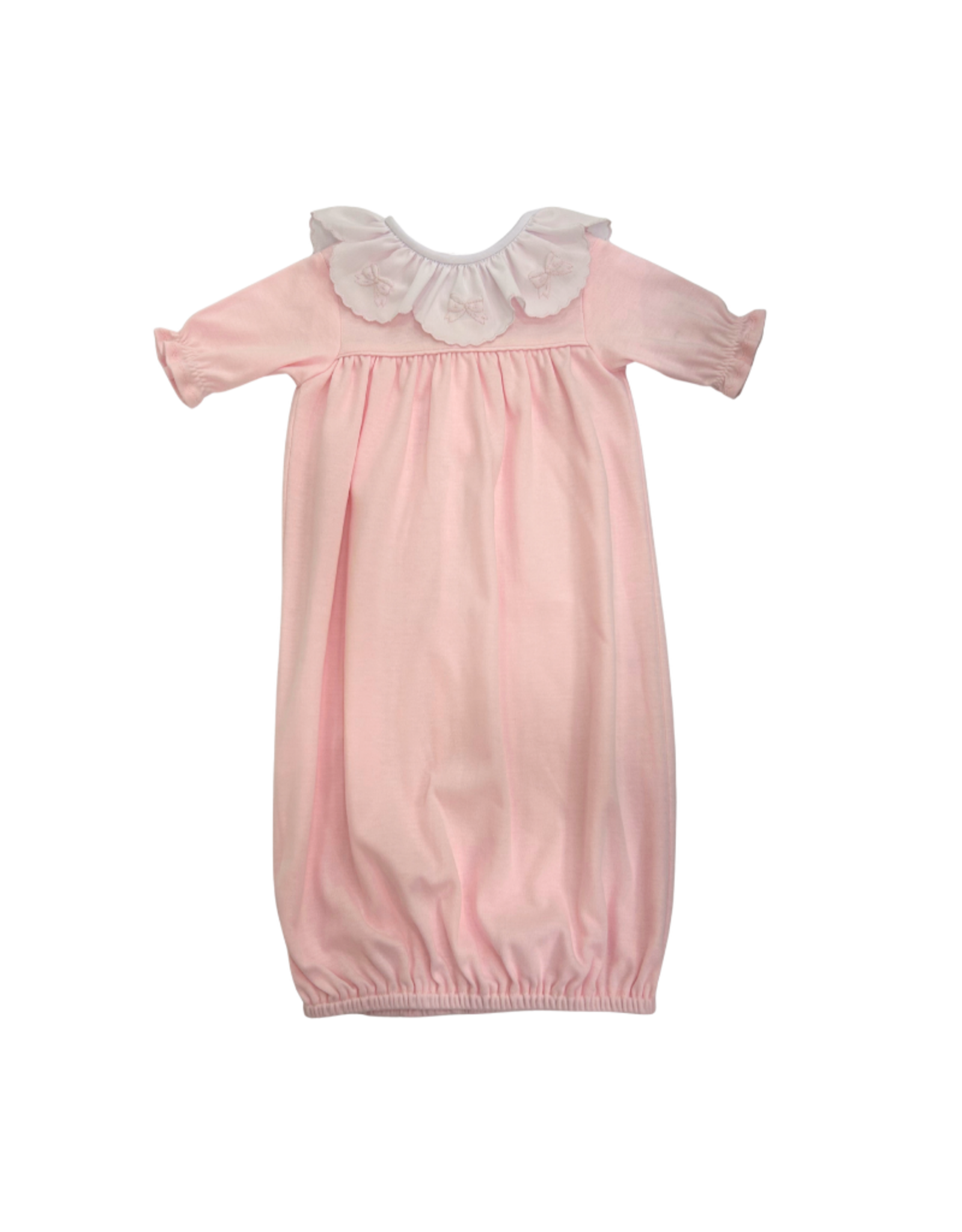 Auraluz Pink Knit Saque Bow Ribbons