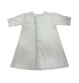 Auraluz White/Blue Knit Daygown
