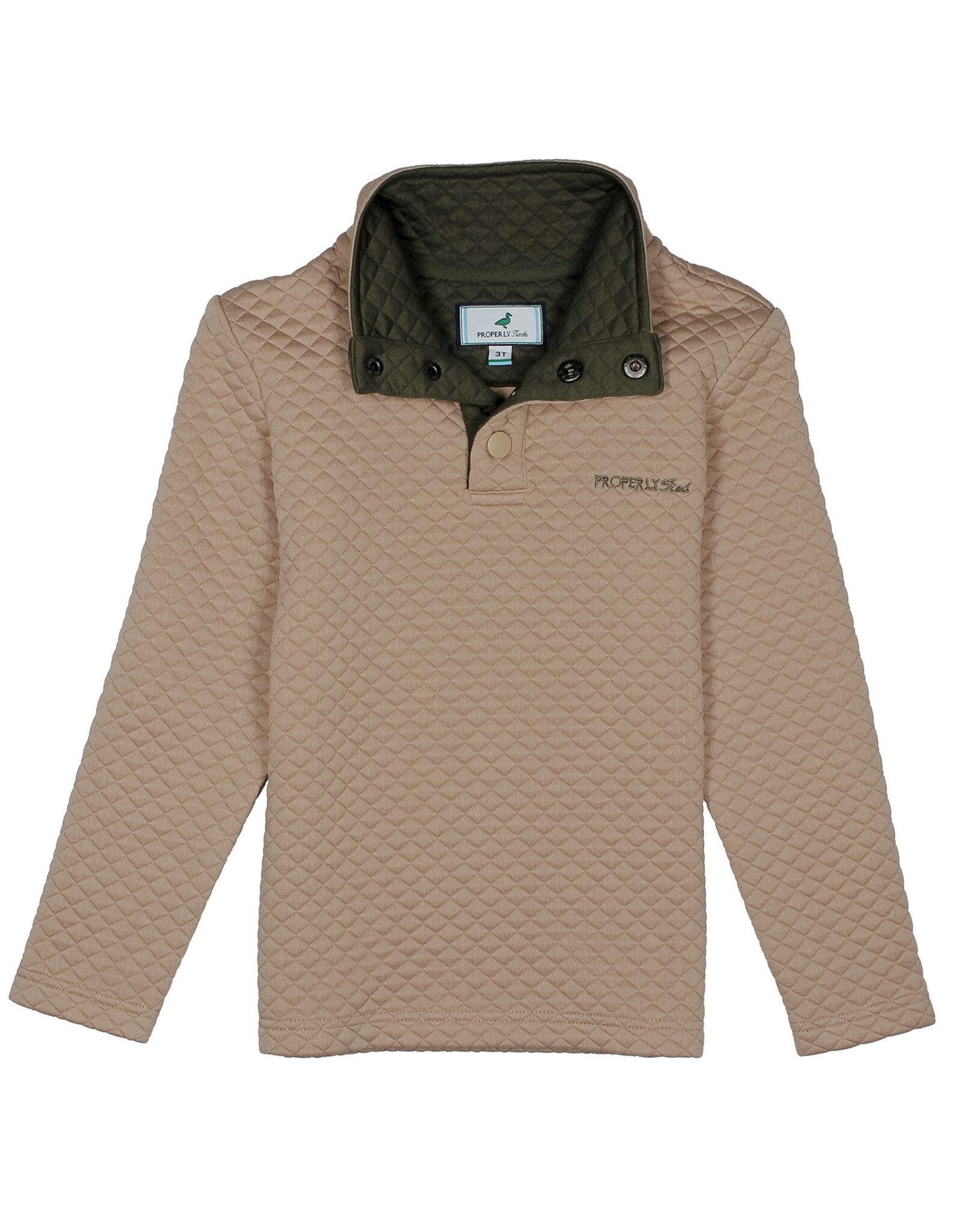 Properly Tied Club Pullover, Sand