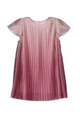 Mayoral Raspberry Ombre Pleated Dress