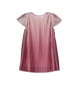 Mayoral Raspberry Ombre Pleated Dress