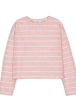 Mayoral LS Stripe T-Shirt, Blush