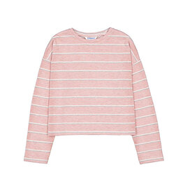 Mayoral LS Stripe T-Shirt, Blush
