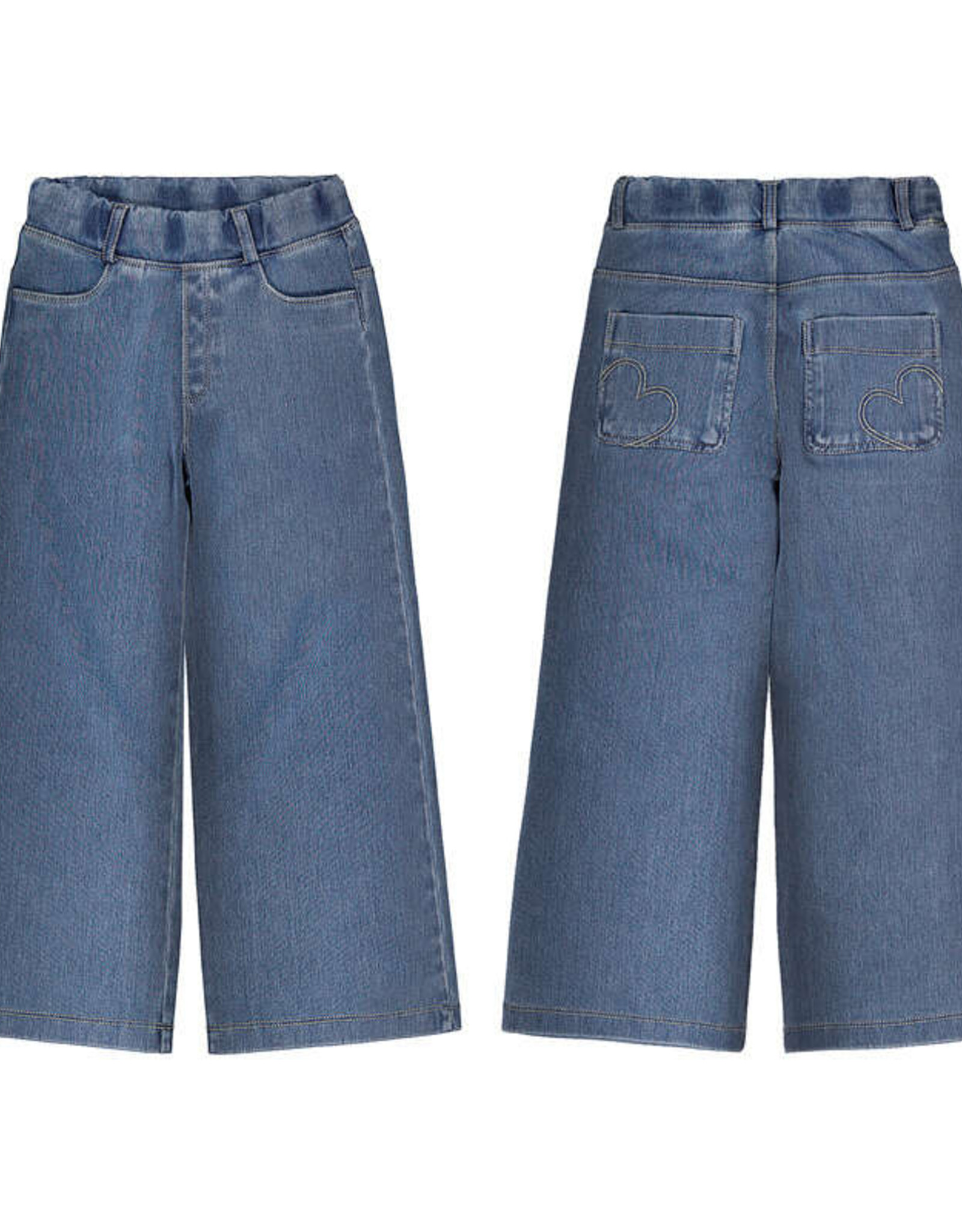 Mayoral Long Knit Denim Pants