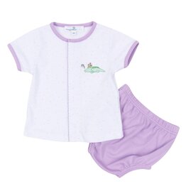 Magnolia Baby Bayou Pals Lilac Boy Diaper Cover Set