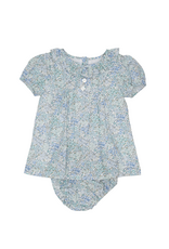 The Oaks Hallie Teal Briar Floral Bloomer Set