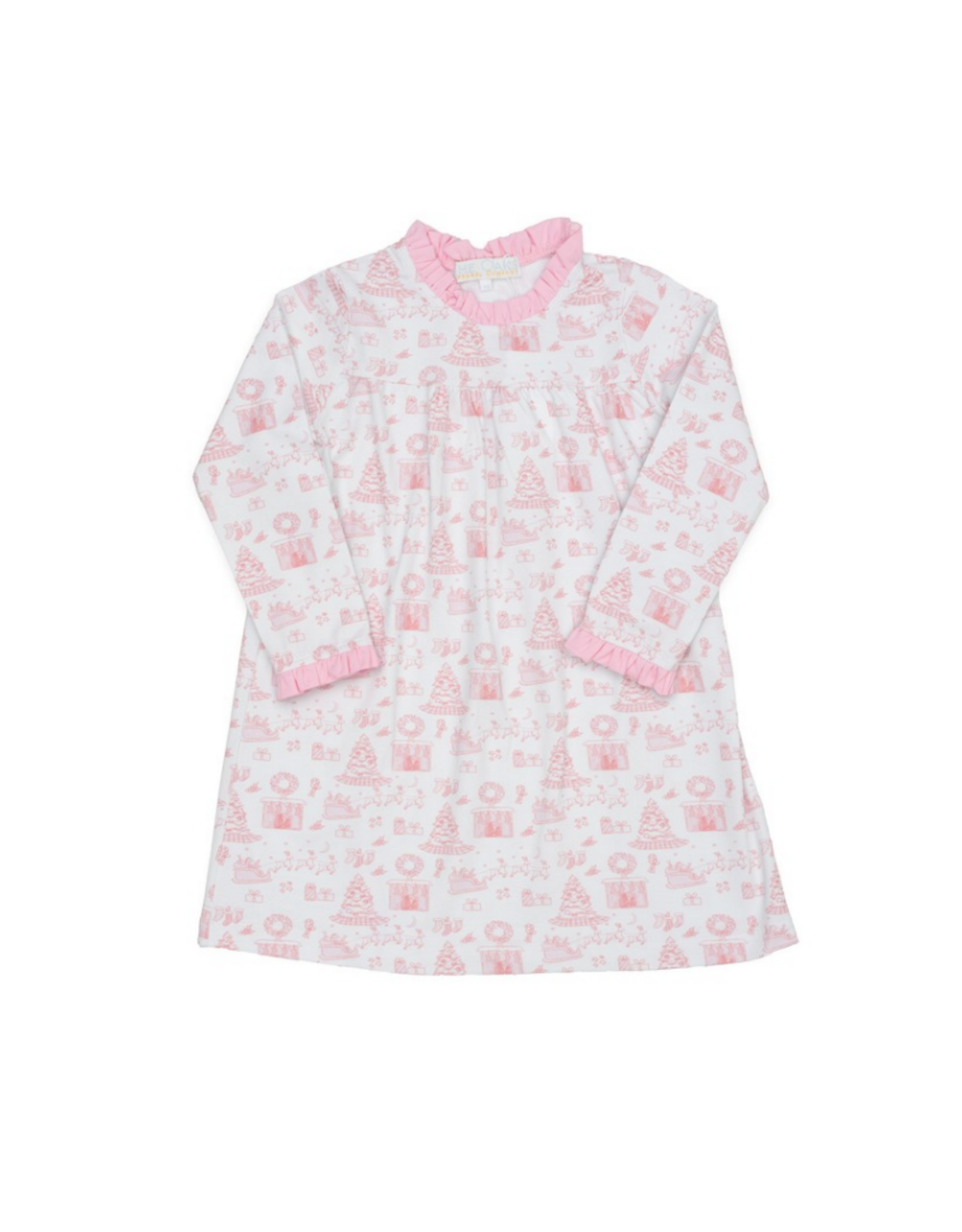 The Oaks Pink Fireside Noel Loungewear Dress