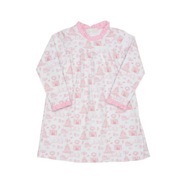 The Oaks Pink Fireside Noel Loungewear Dress