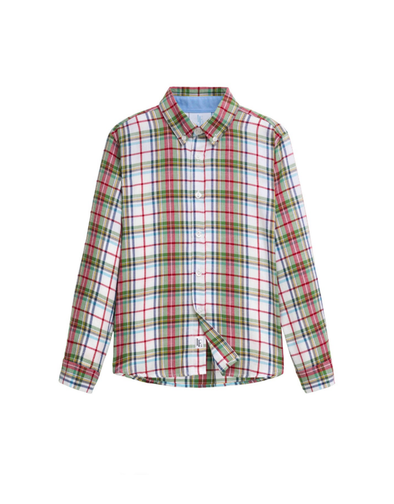 Little English Button Down Shirt, Douglas Plaid