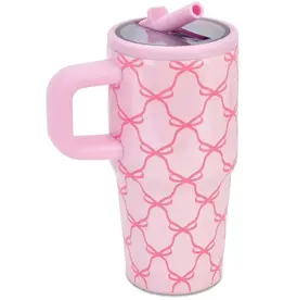 Iscream Sweet Trellis Bow Mini Travel Cup
