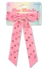Iscream Pink Rhinestone Bow Hair Clip