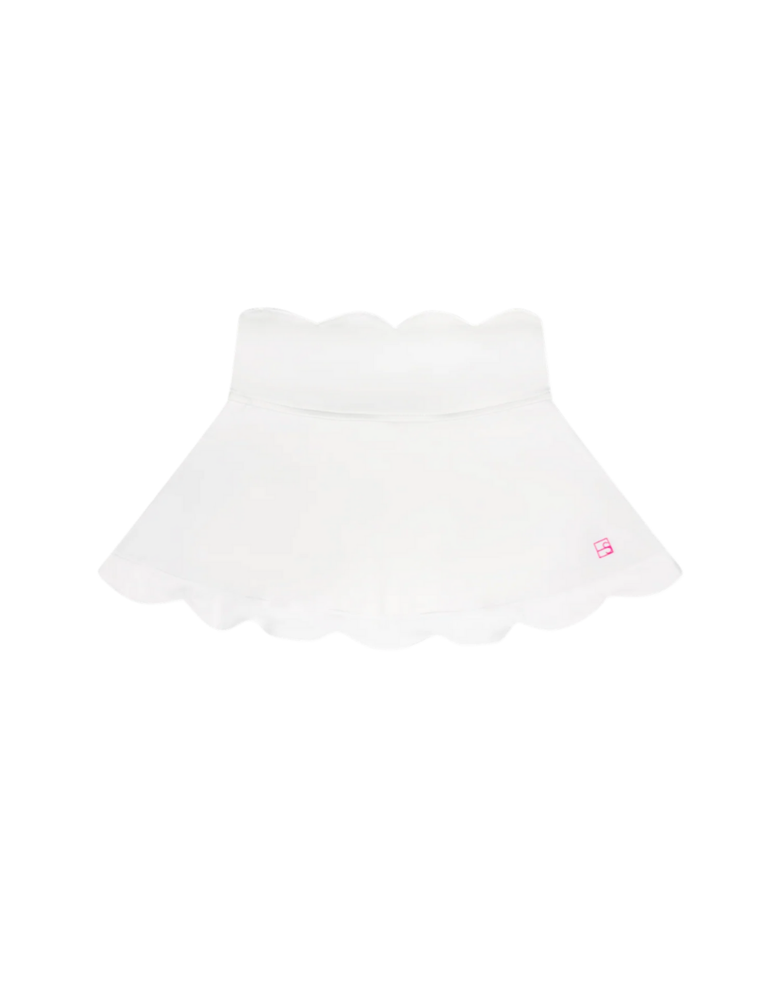 SET Zoe Scallop Skort, Pure Coconut