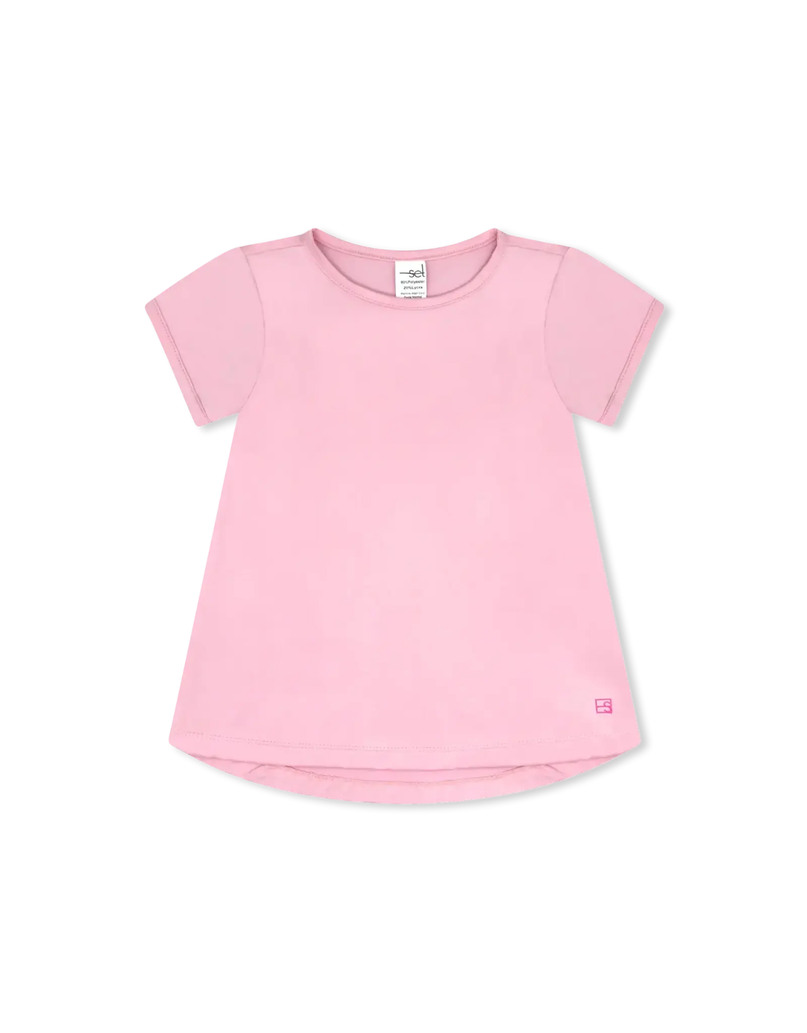 SET Bridget Basic Tee, Cotton Candy Pink