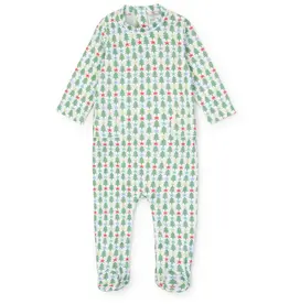 Lila + Hayes Preston Romper, Tree Topper Stars
