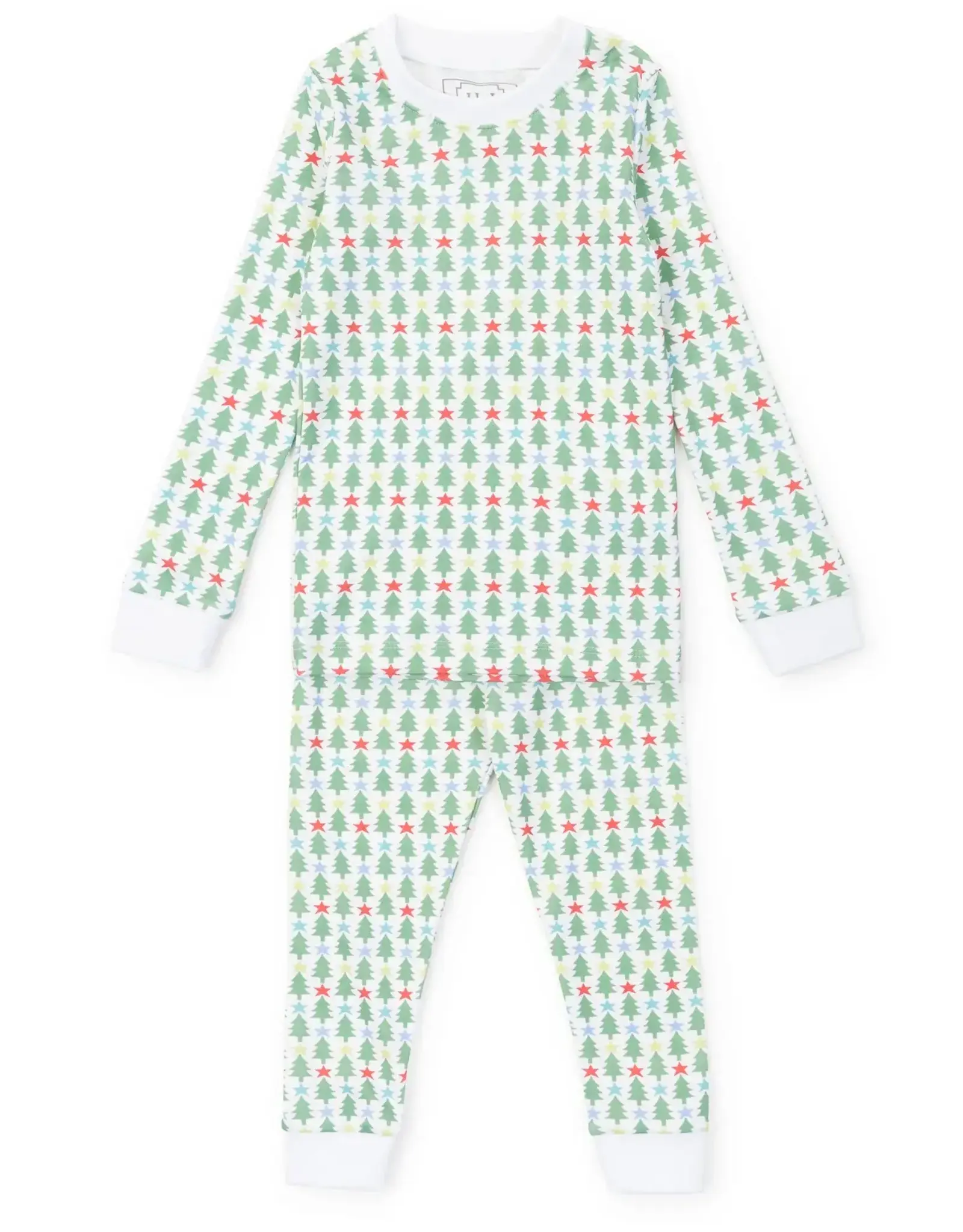 Lila + Hayes Grayson Pajama Set, Tree Topper Stars