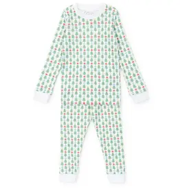 Lila + Hayes Grayson Pajama Set, Tree Topper Stars