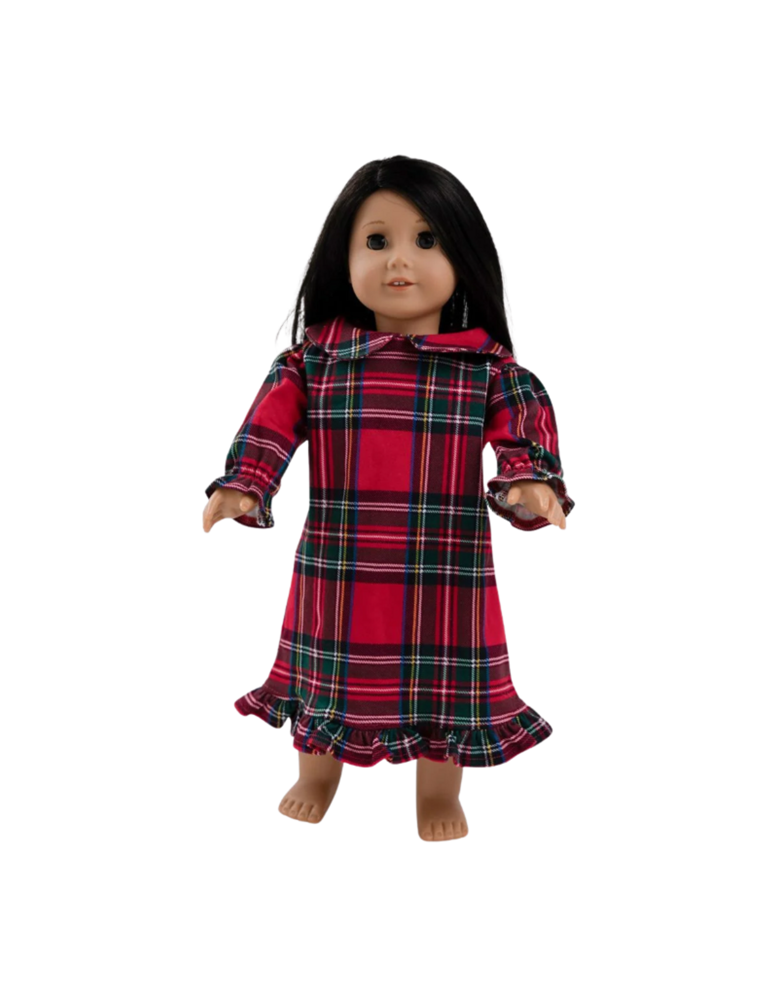 The Beaufort Bonnet Company Dolly's Goldie Locks Nightgown, Society Prep Plaid