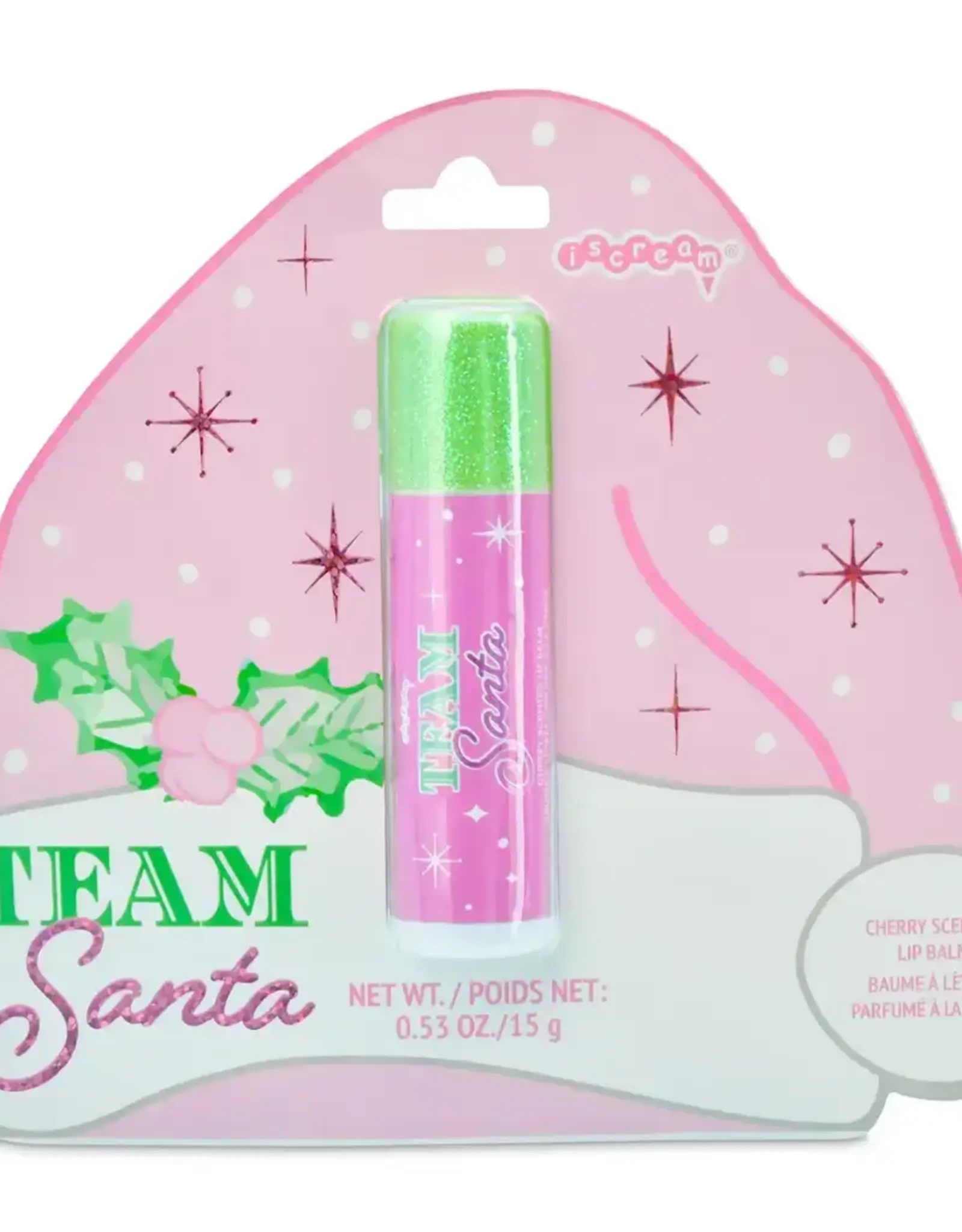 Iscream Team Santa Lip Balm
