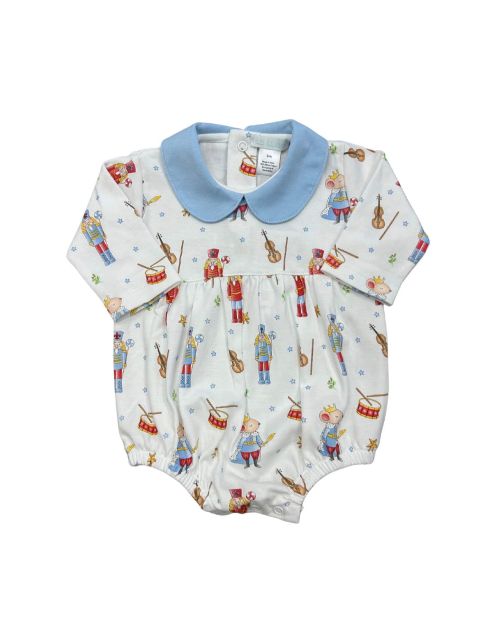 Lulu Bebe LLC Noah Boy Bubble, Pima Nutcracker