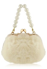 Carrying Kind Lovie, Faux Fur with Pearls, Small