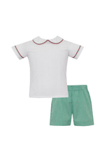 Petit Bebe Sebastian Green Short Set